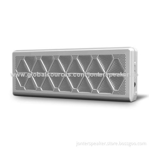 Metal Grill Bluetooth Speaker, Supports CSR 4.0 Bluetooth with Leather Cover